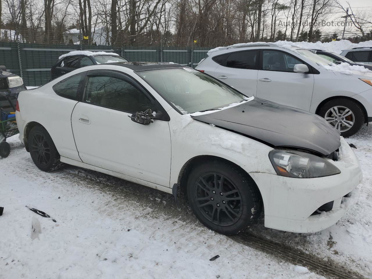 2006 Acura Rsx  Белый vin: JH4DC54846S016543