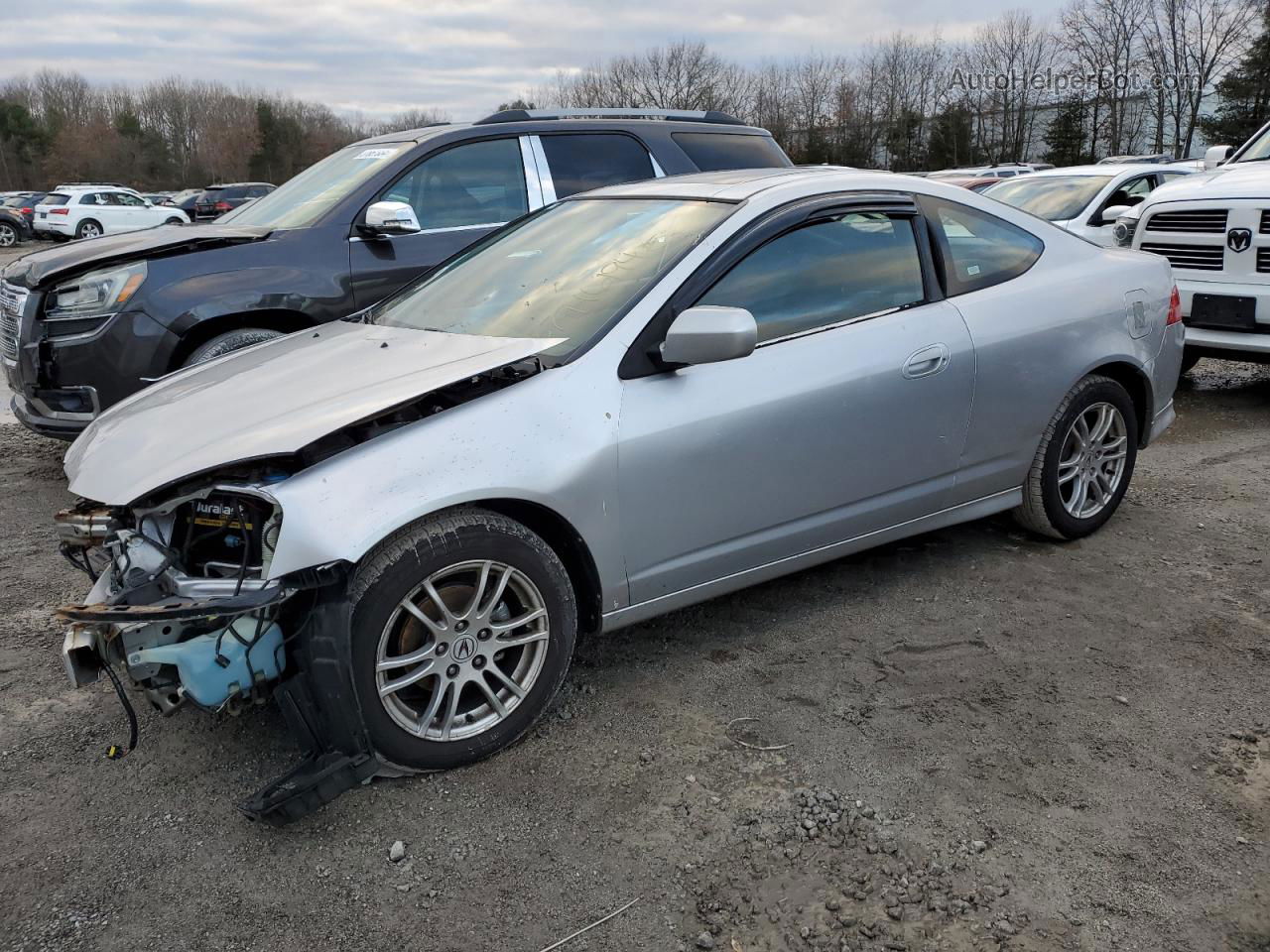 2006 Acura Rsx  Silver vin: JH4DC54846S017482