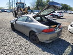 2006 Acura Rsx  Gray vin: JH4DC54856S001405