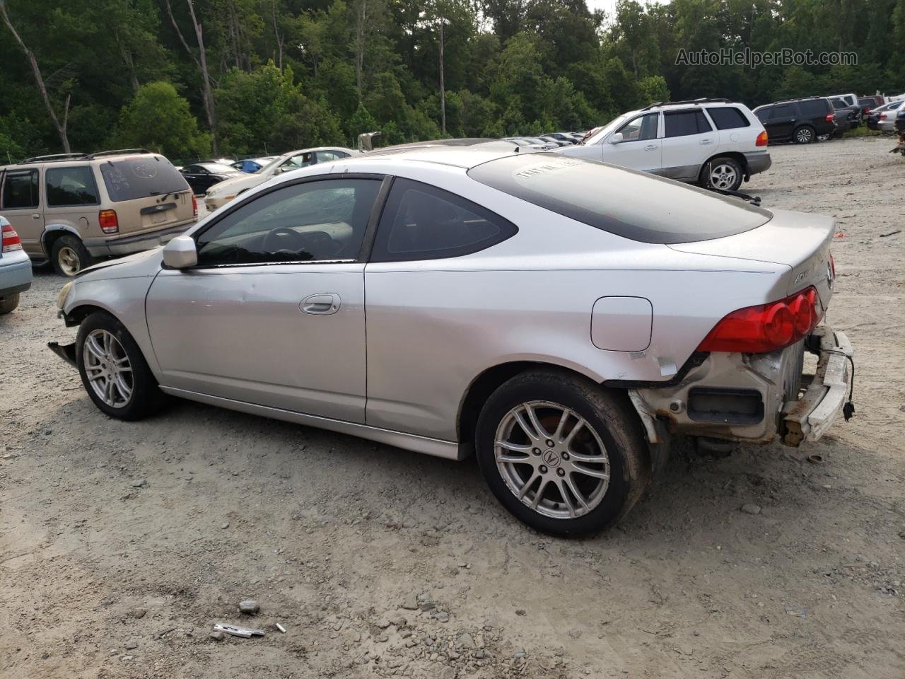 2006 Acura Rsx  Silver vin: JH4DC54856S015658