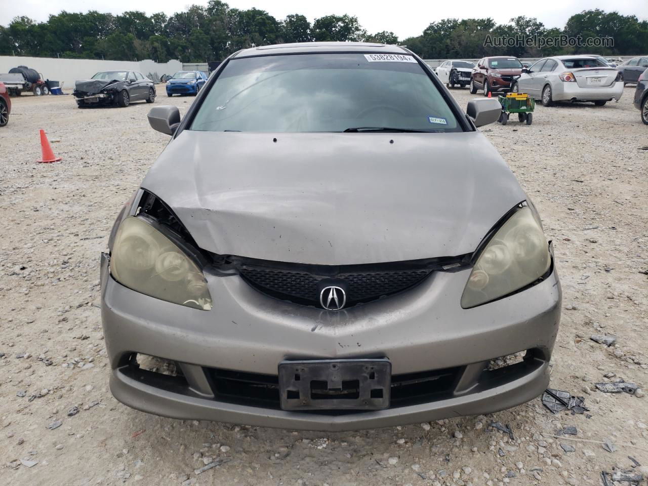 2006 Acura Rsx  Gray vin: JH4DC54856S020455