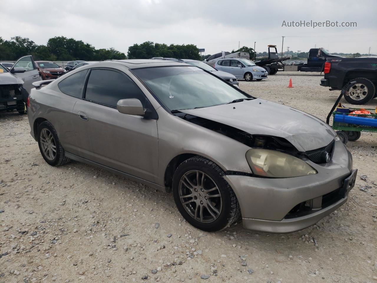 2006 Acura Rsx  Gray vin: JH4DC54856S020455