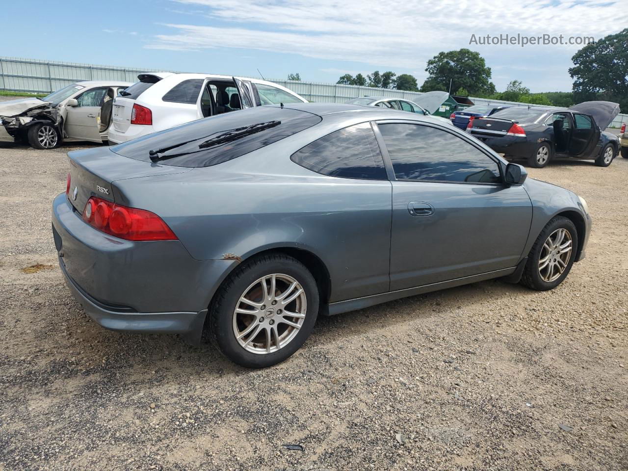 2006 Acura Rsx  Silver vin: JH4DC54866S001509