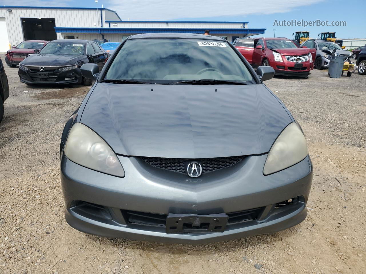 2006 Acura Rsx  Silver vin: JH4DC54866S001509