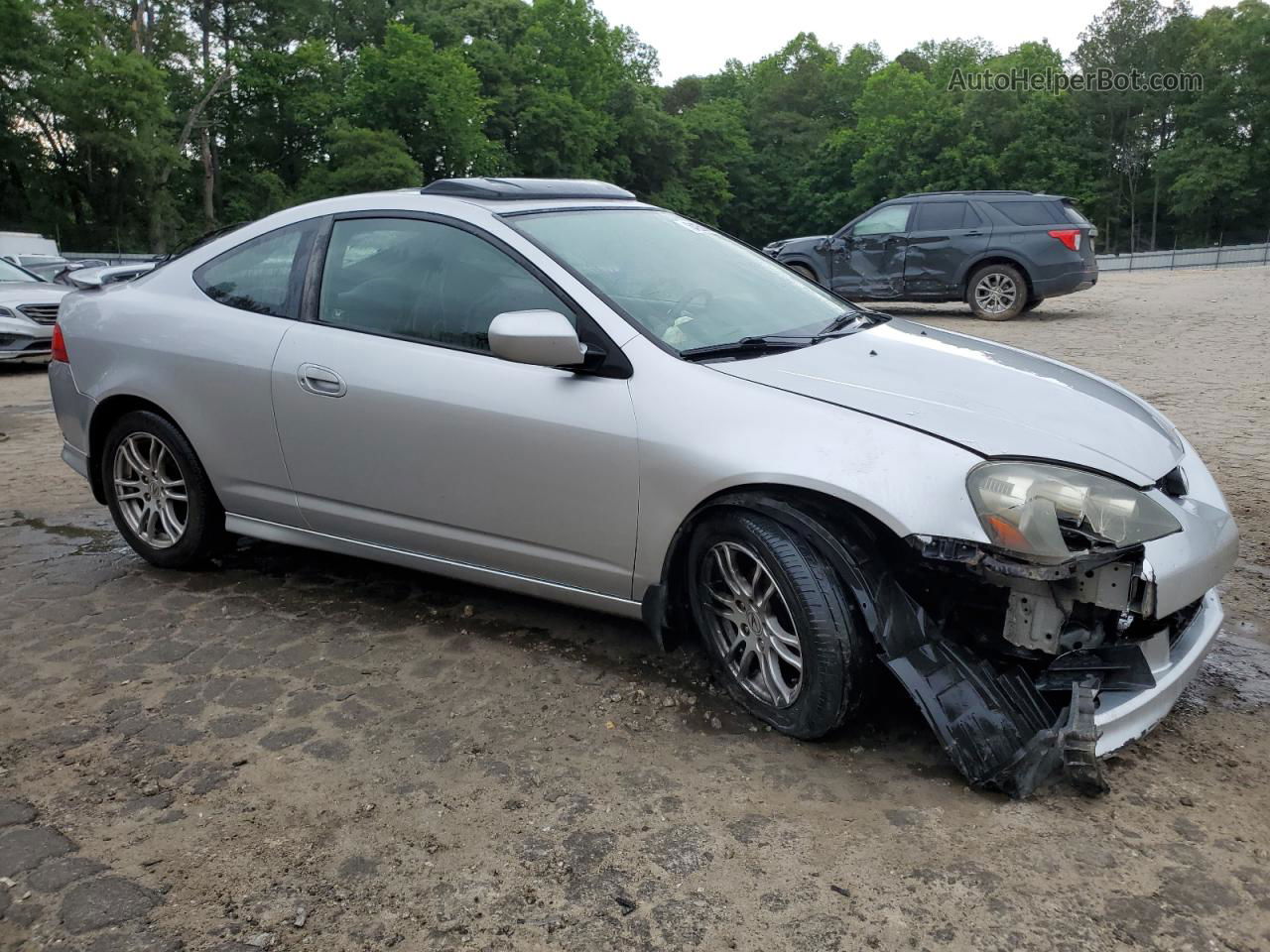 2006 Acura Rsx  Silver vin: JH4DC54866S018018