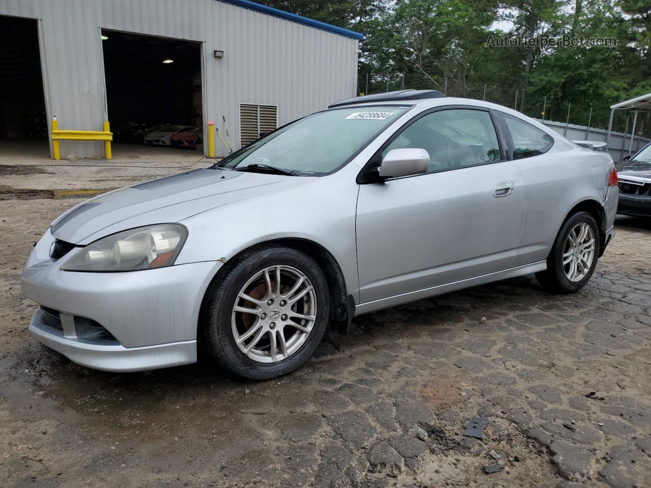 2006 Acura Rsx  Silver vin: JH4DC54866S018018