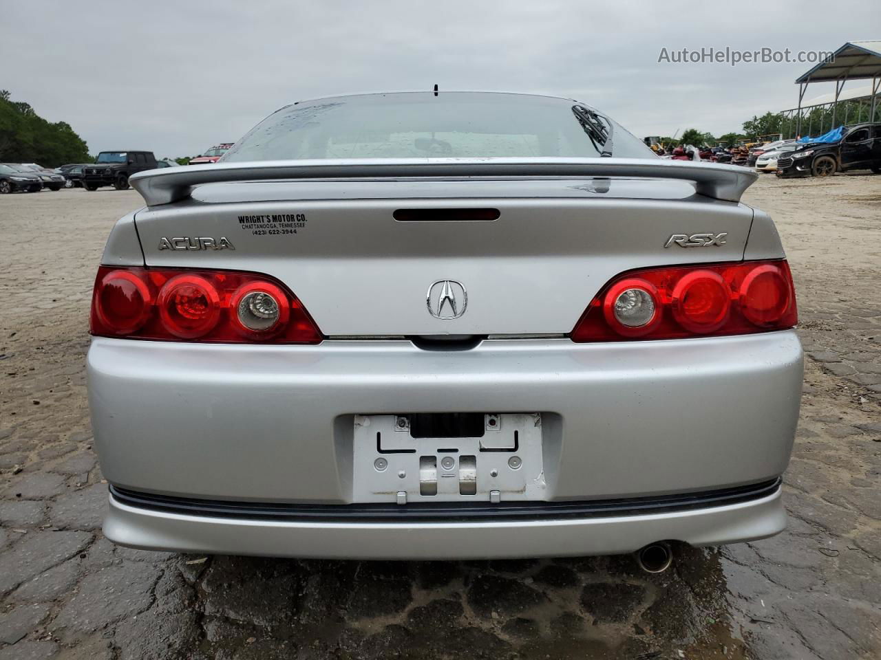 2006 Acura Rsx  Silver vin: JH4DC54866S018018