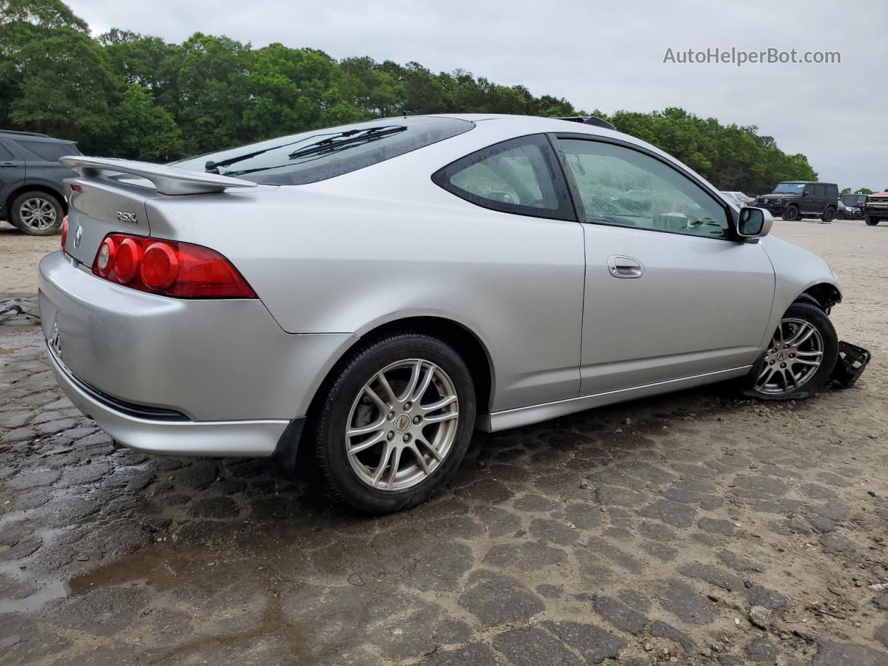 2006 Acura Rsx  Silver vin: JH4DC54866S018018