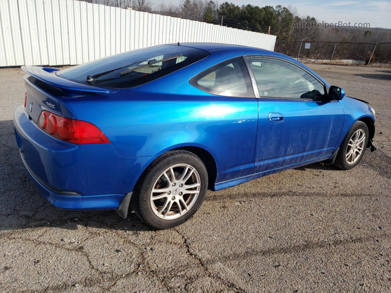 2006 Acura Rsx  Blue vin: JH4DC54866S020738