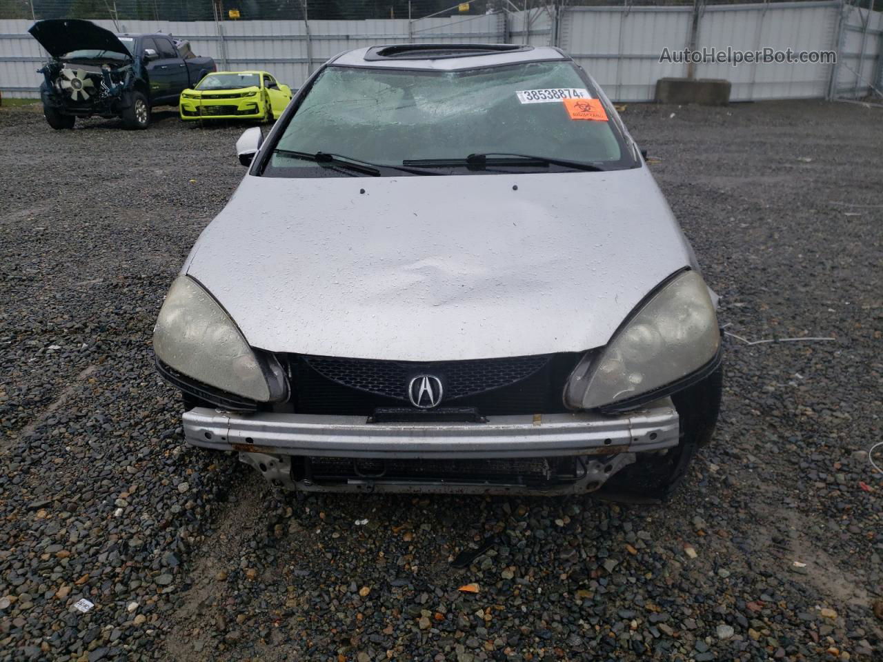 2006 Acura Rsx  Silver vin: JH4DC54876S011286