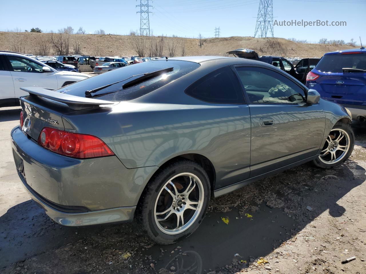 2006 Acura Rsx  Gray vin: JH4DC54876S013183