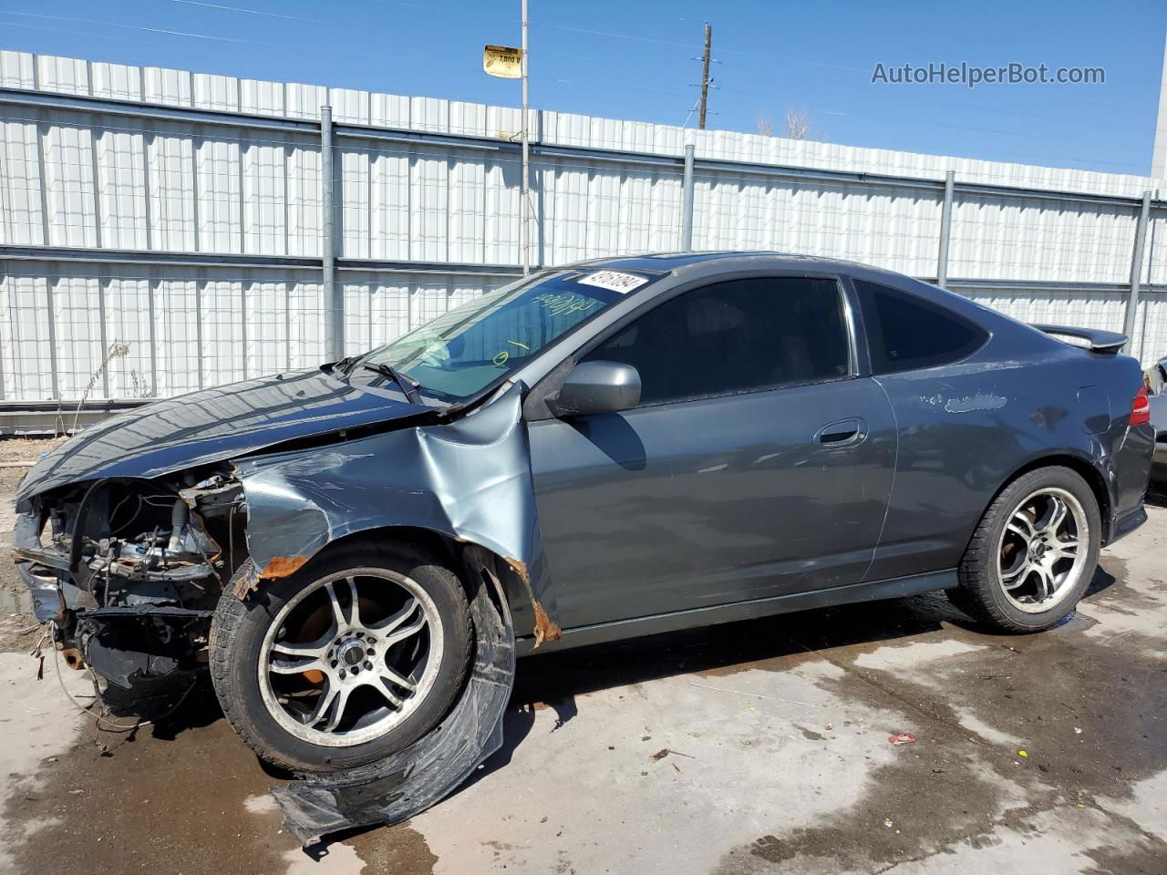 2006 Acura Rsx  Gray vin: JH4DC54876S013183