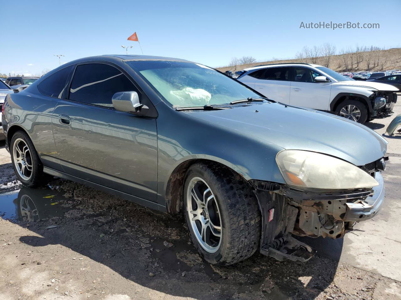 2006 Acura Rsx  Gray vin: JH4DC54876S013183