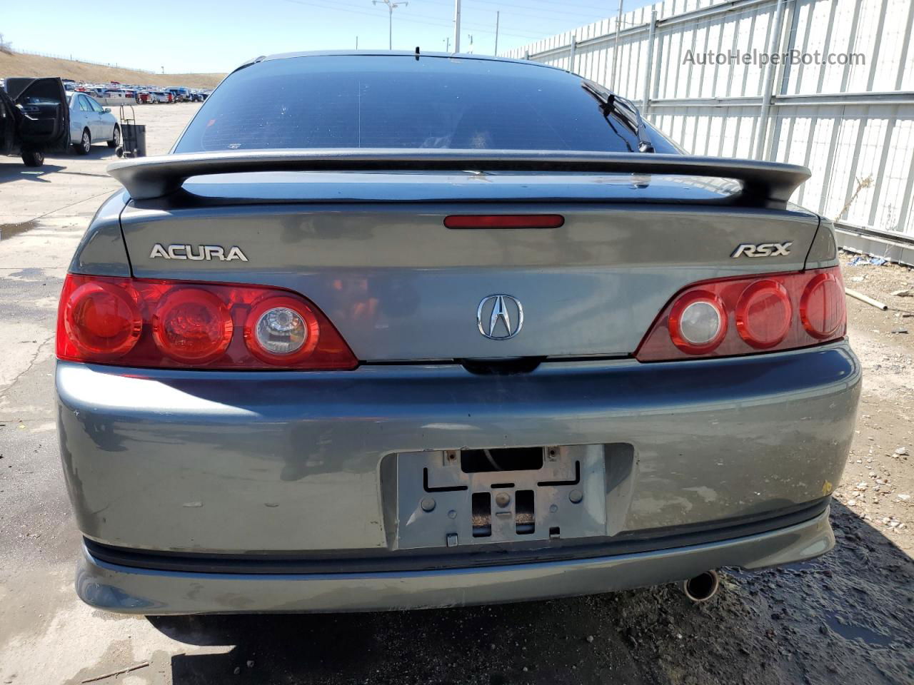 2006 Acura Rsx  Gray vin: JH4DC54876S013183