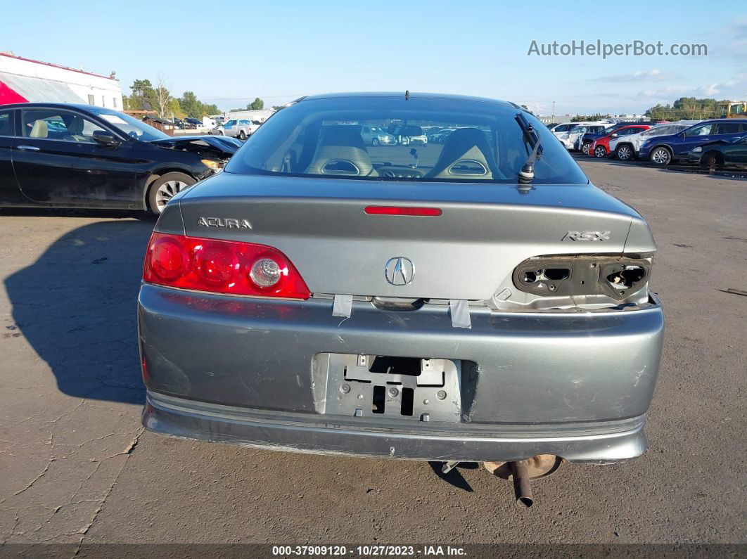 2006 Acura Rsx   Gray vin: JH4DC54876S018156