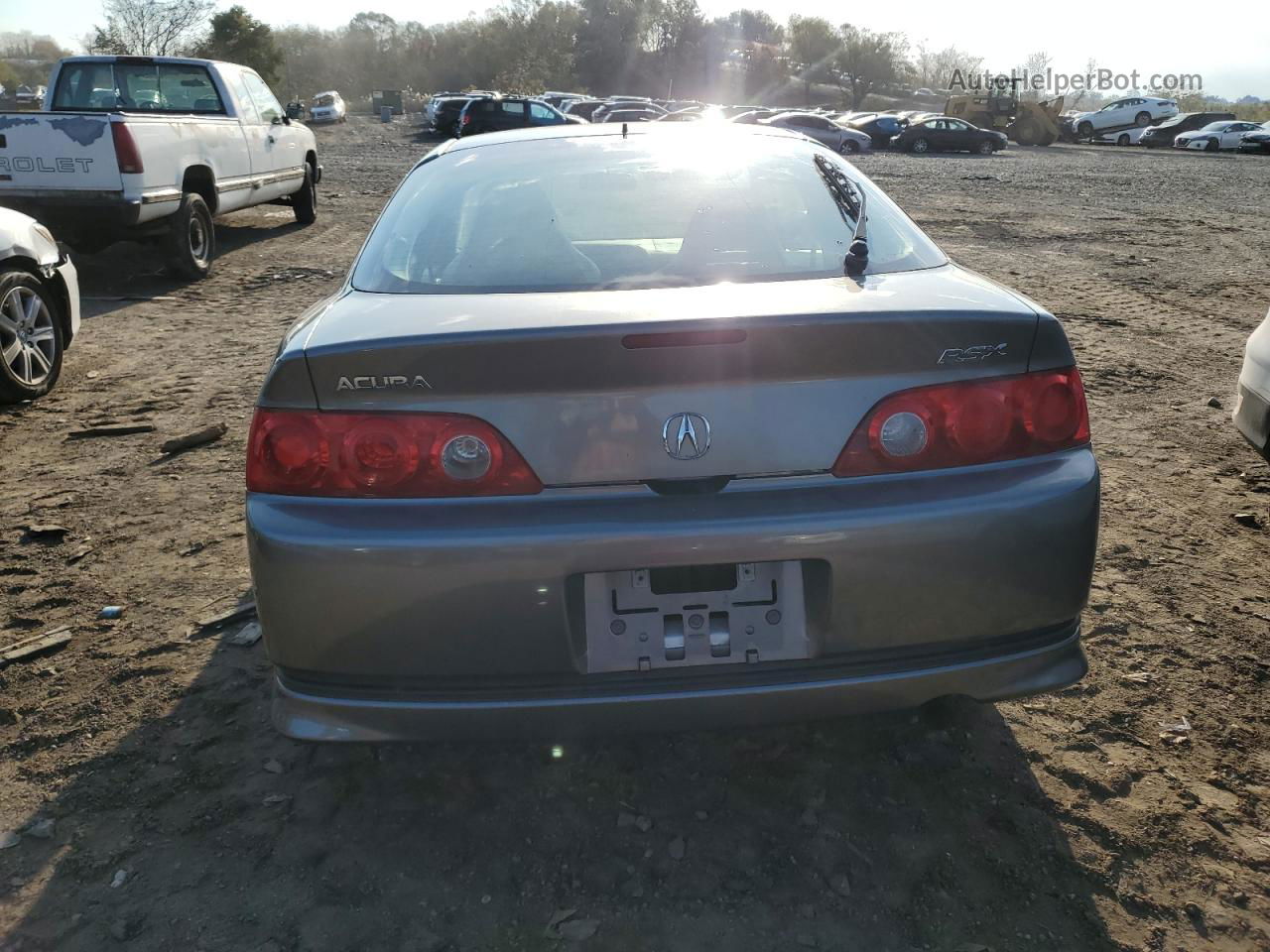 2006 Acura Rsx  Silver vin: JH4DC54876S019551