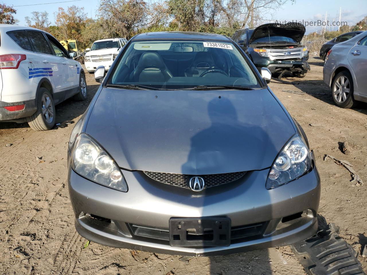 2006 Acura Rsx  Silver vin: JH4DC54876S019551