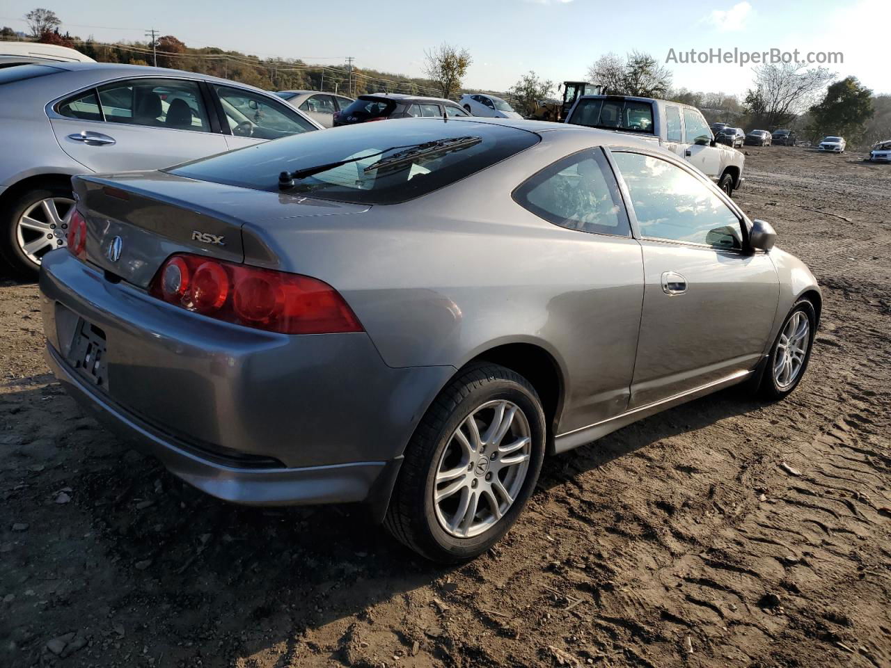 2006 Acura Rsx  Silver vin: JH4DC54876S019551