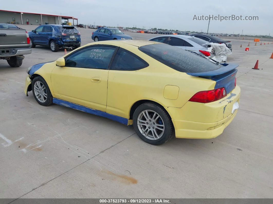 2006 Acura Rsx   Yellow vin: JH4DC54876S020957