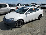 2006 Acura Rsx  White vin: JH4DC54886S001043