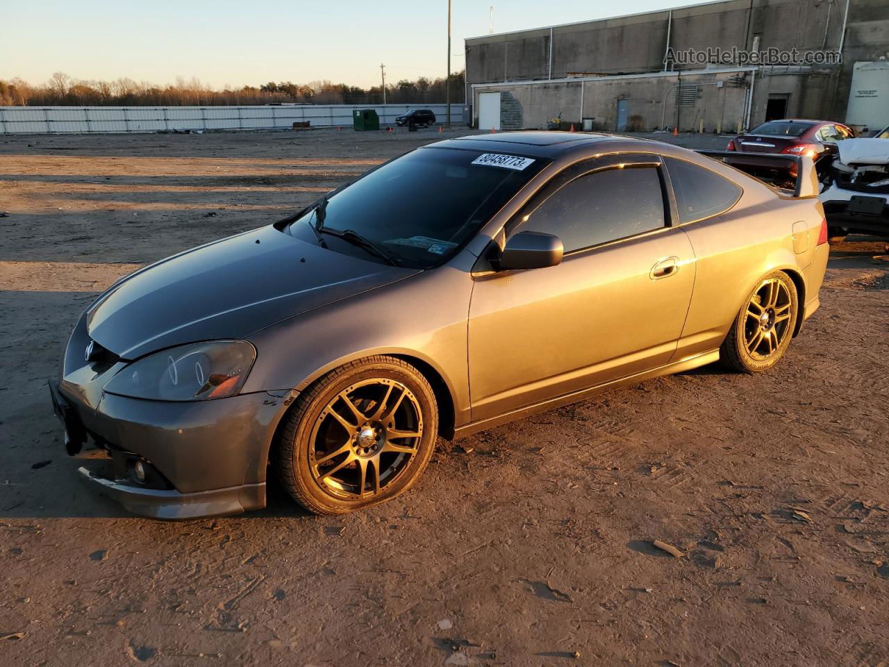 2006 Acura Rsx  Gray vin: JH4DC54886S011393