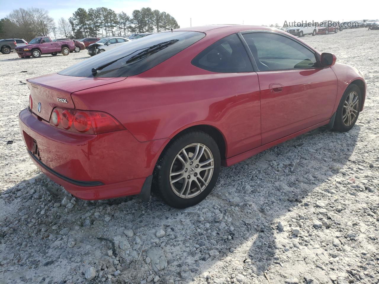 2006 Acura Rsx  Red vin: JH4DC54886S016111