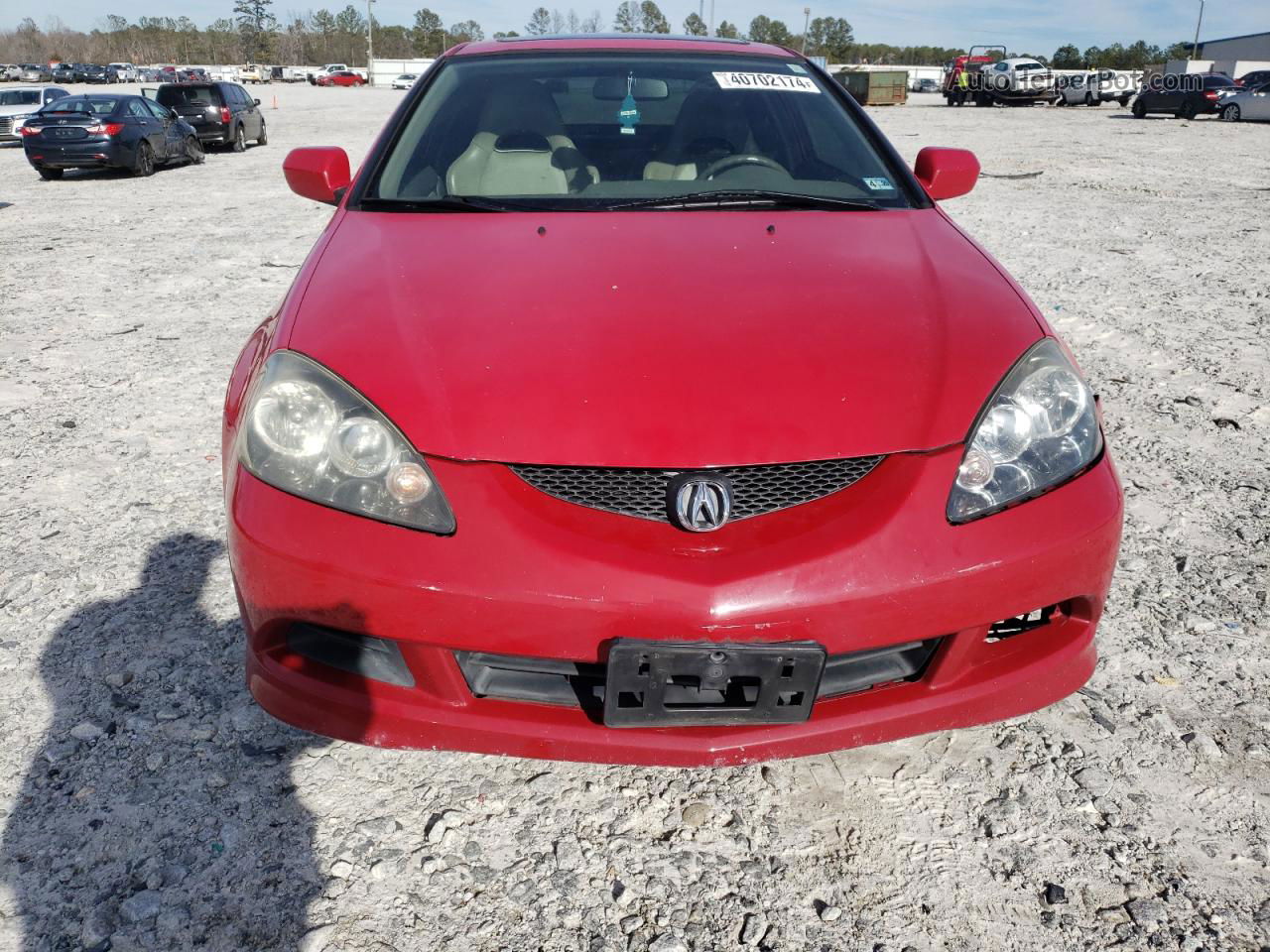 2006 Acura Rsx  Red vin: JH4DC54886S016111