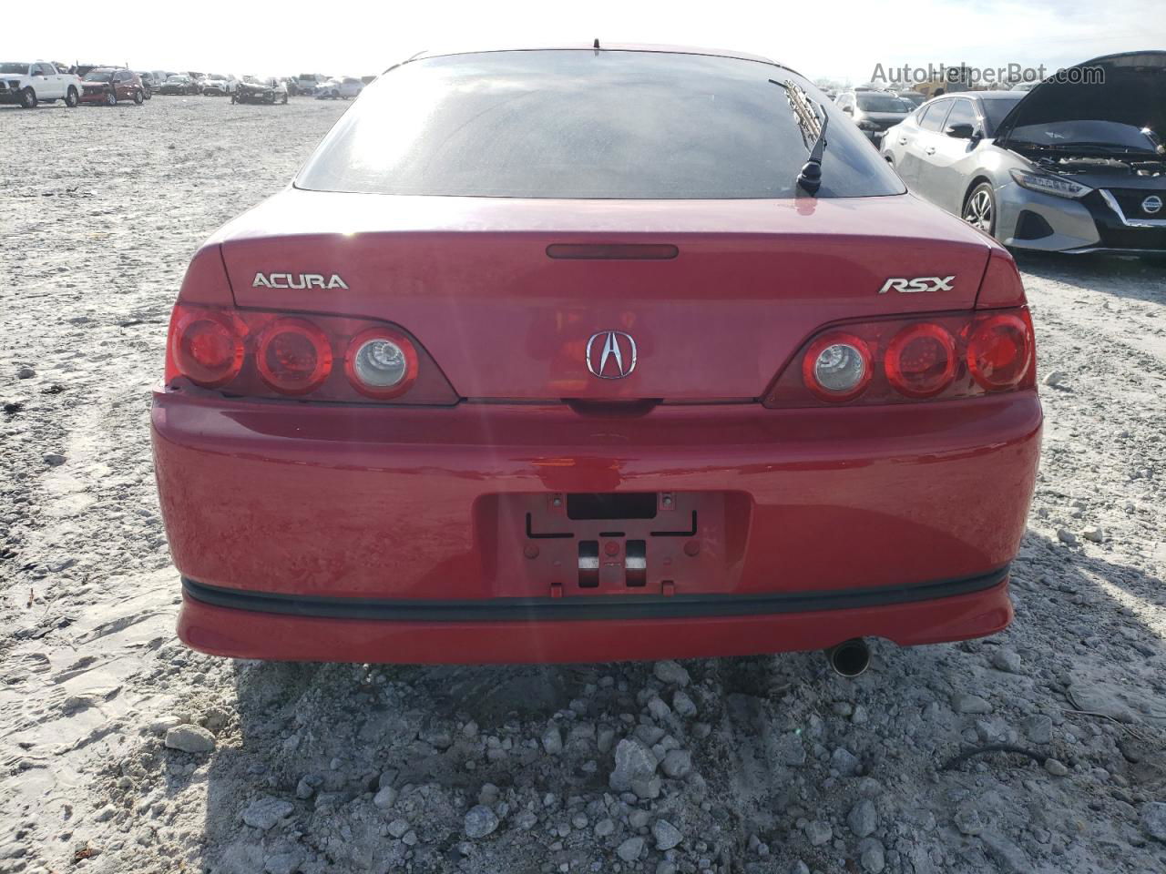 2006 Acura Rsx  Red vin: JH4DC54886S016111