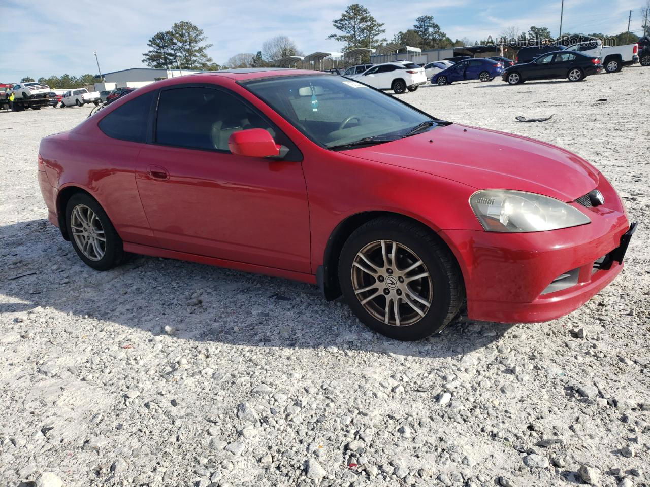 2006 Acura Rsx  Red vin: JH4DC54886S016111