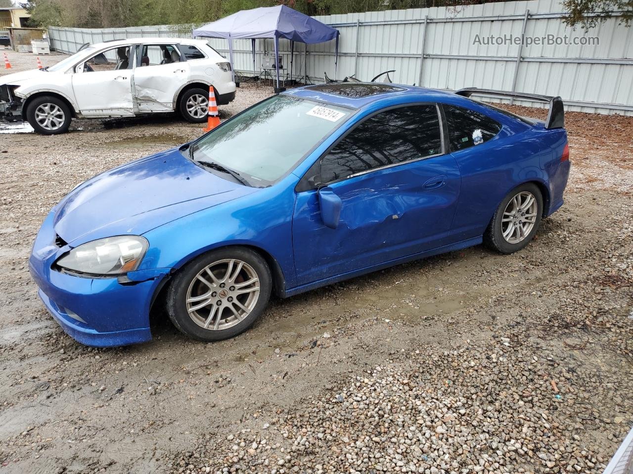 2006 Acura Rsx  Blue vin: JH4DC54886S016786