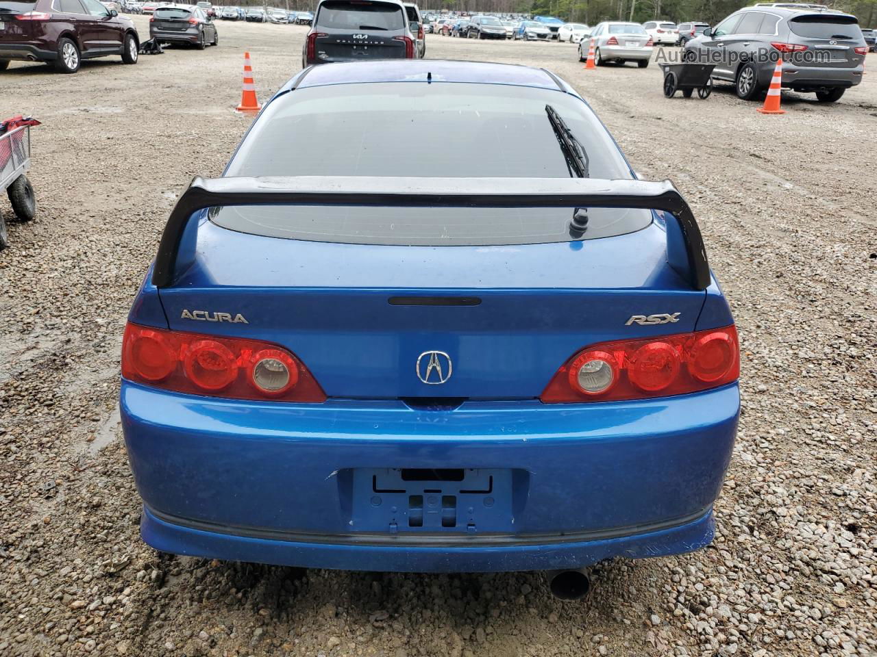 2006 Acura Rsx  Blue vin: JH4DC54886S016786