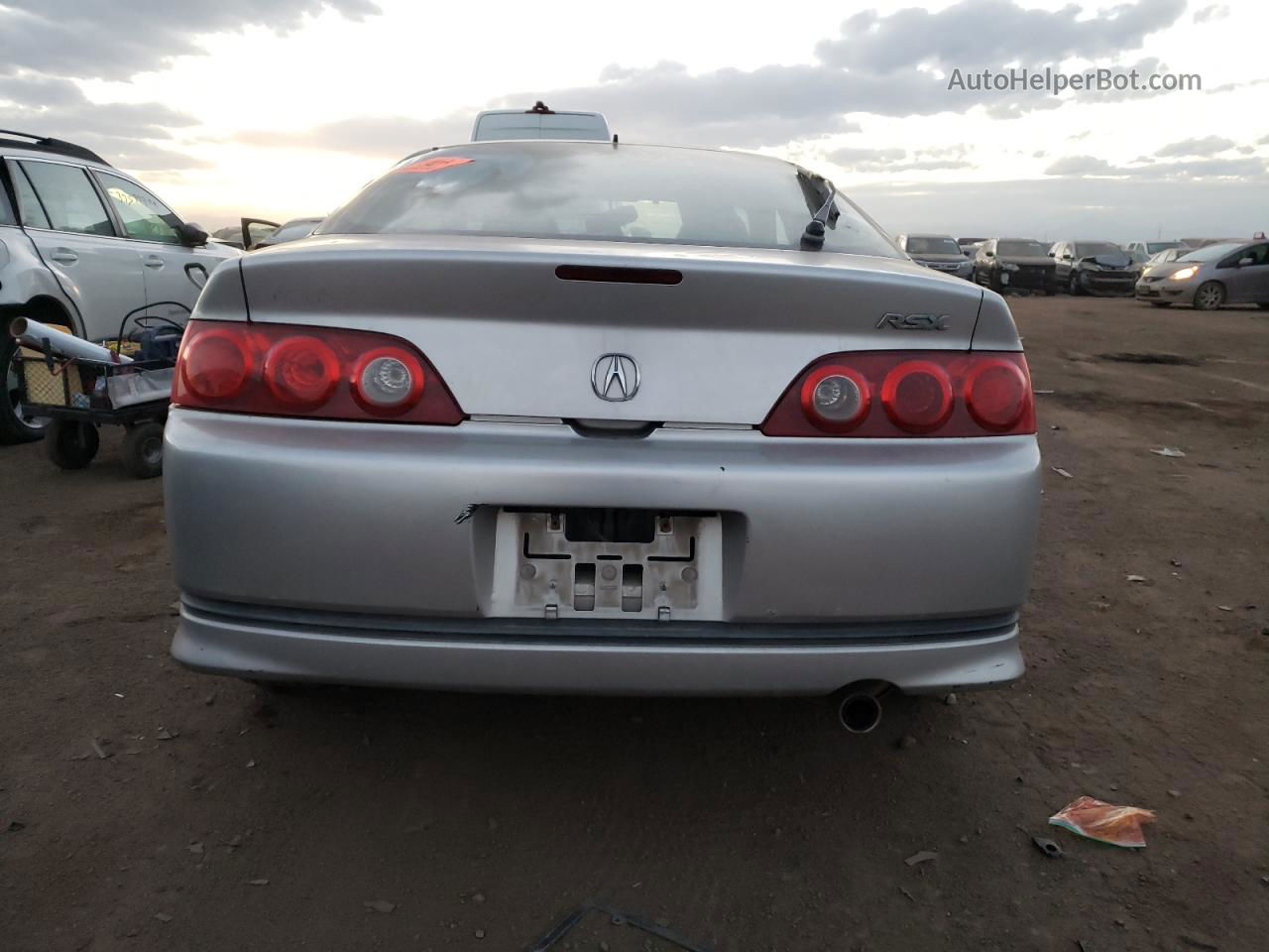 2006 Acura Rsx  Silver vin: JH4DC54886S019137