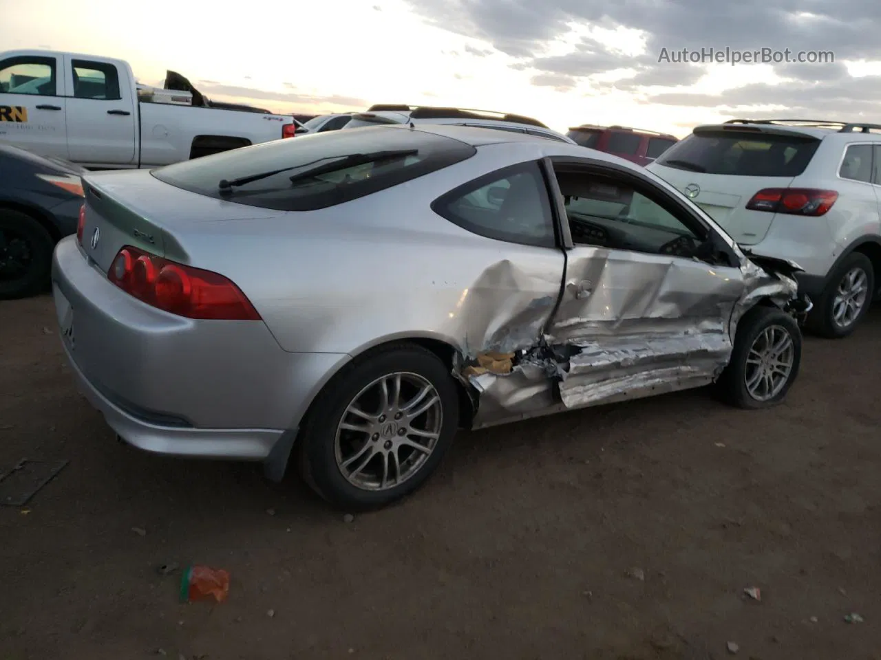 2006 Acura Rsx  Silver vin: JH4DC54886S019137