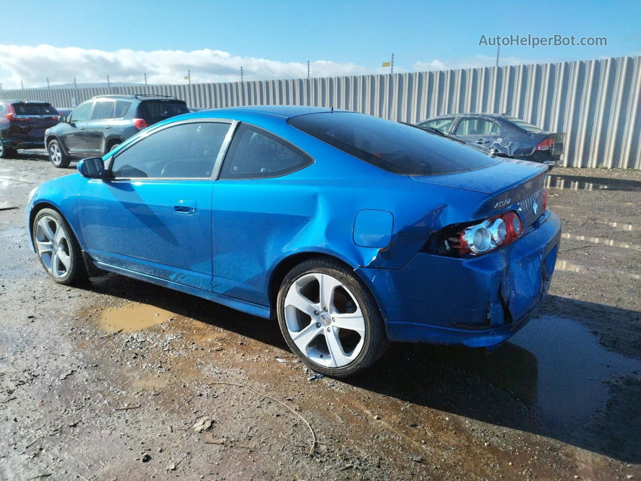 2006 Acura Rsx  Blue vin: JH4DC54896S011077