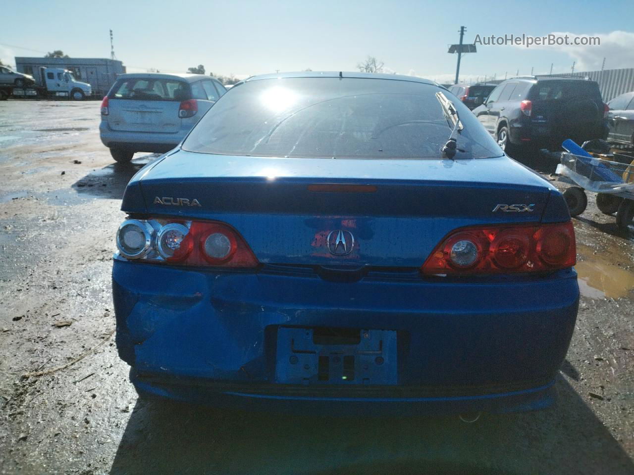 2006 Acura Rsx  Blue vin: JH4DC54896S011077