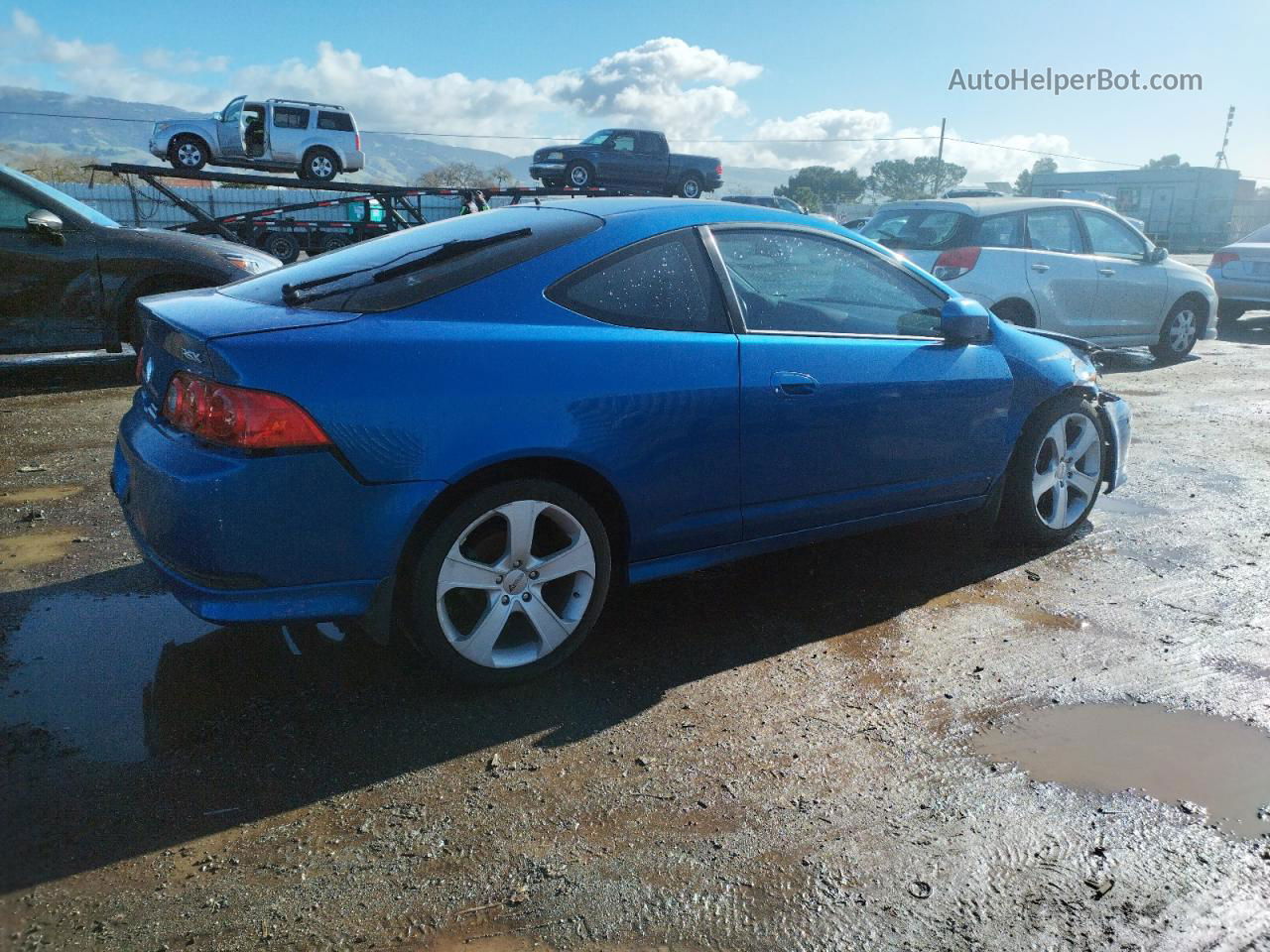 2006 Acura Rsx  Blue vin: JH4DC54896S011077