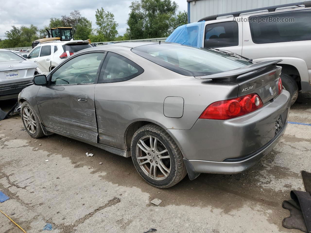 2006 Acura Rsx  Gray vin: JH4DC54896S012245