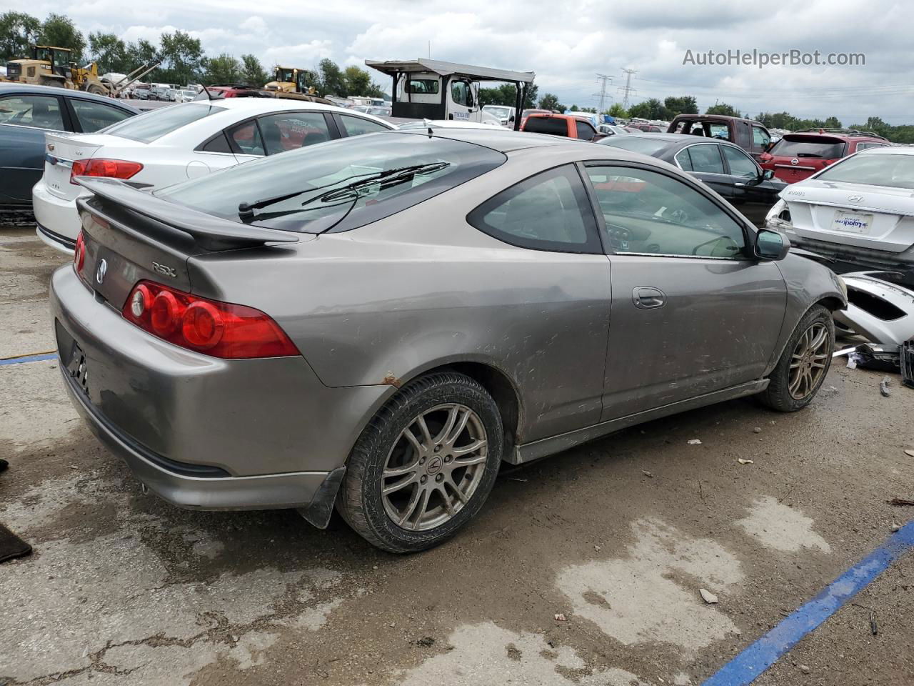 2006 Acura Rsx  Gray vin: JH4DC54896S012245