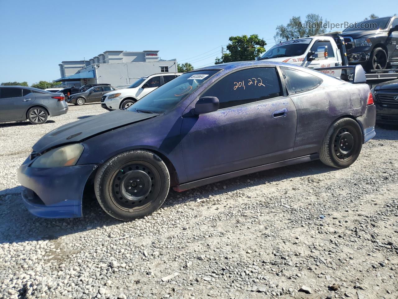 2006 Acura Rsx  Blue vin: JH4DC54896S014013