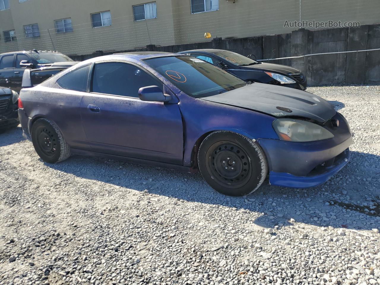 2006 Acura Rsx  Blue vin: JH4DC54896S014013