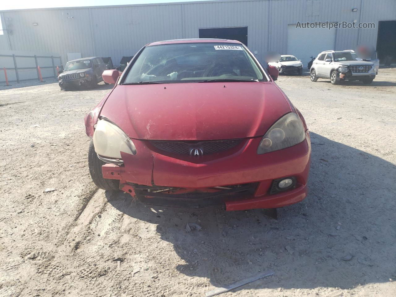 2006 Acura Rsx  Red vin: JH4DC54896S014223