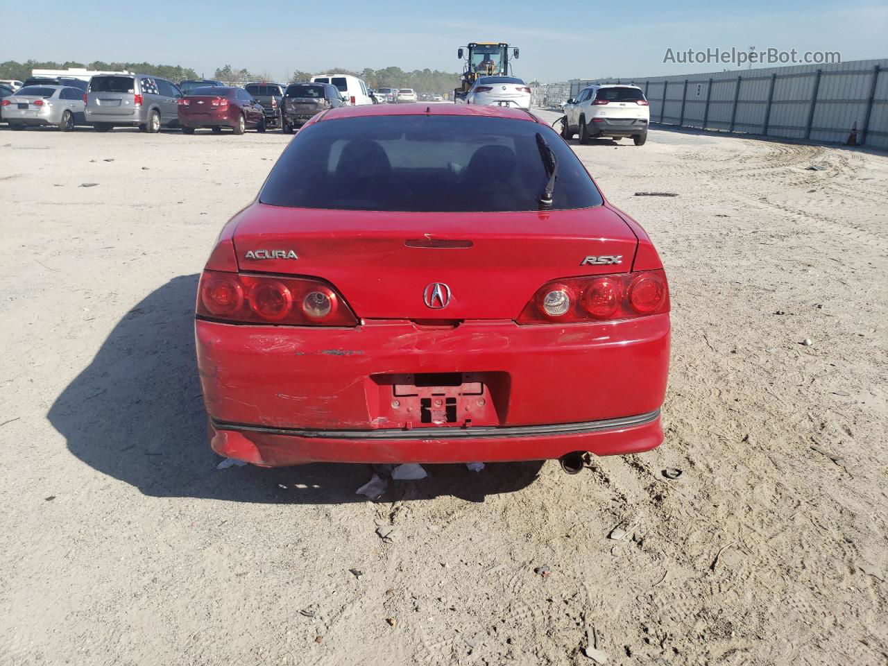 2006 Acura Rsx  Red vin: JH4DC54896S014223