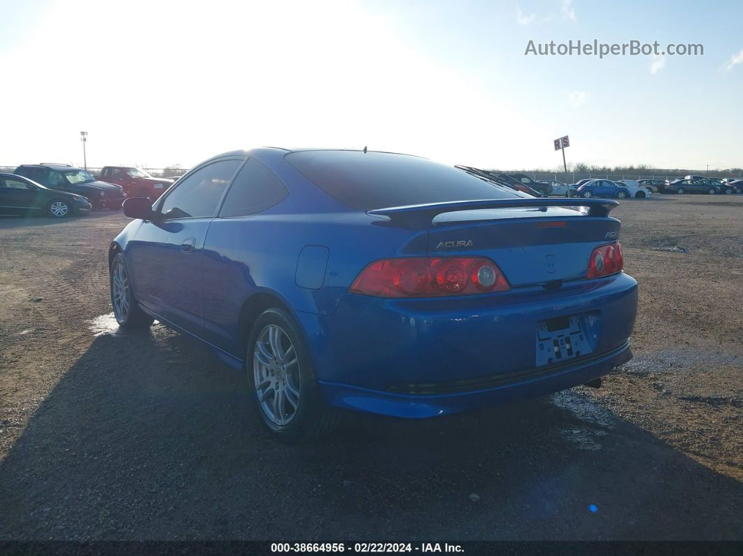 2006 Acura Rsx   Blue vin: JH4DC54896S015548