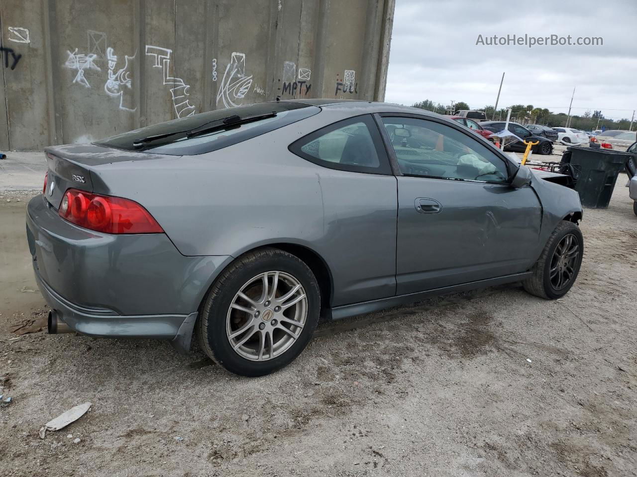 2006 Acura Rsx  Gray vin: JH4DC54896S018014