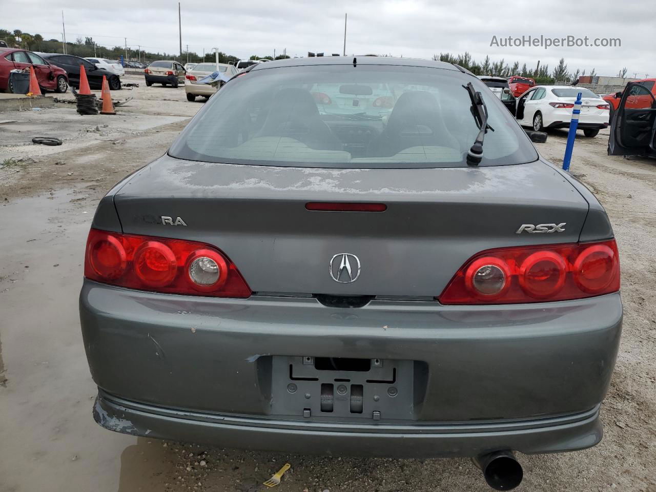 2006 Acura Rsx  Gray vin: JH4DC54896S018014