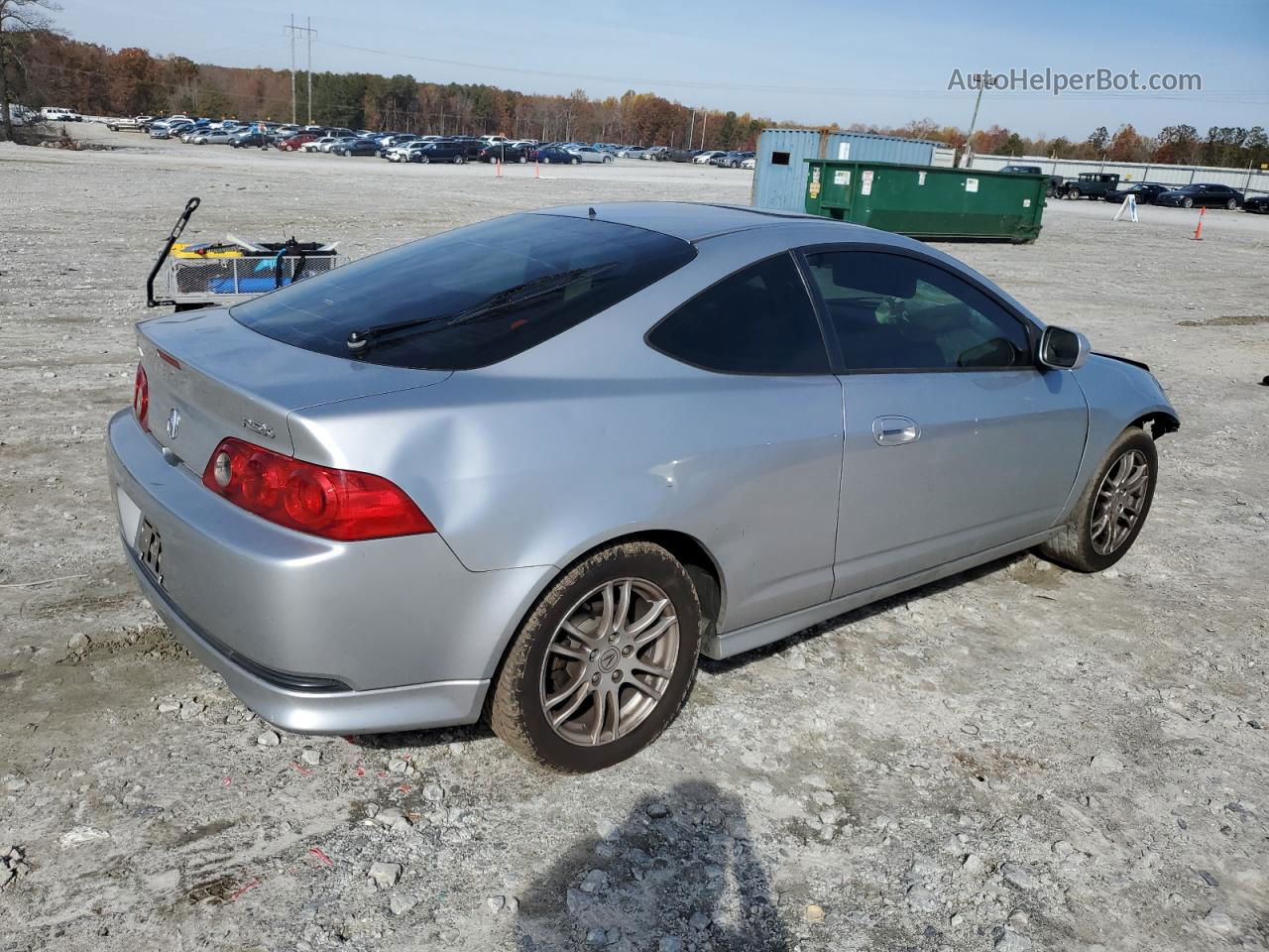 2006 Acura Rsx  Silver vin: JH4DC548X6S000735