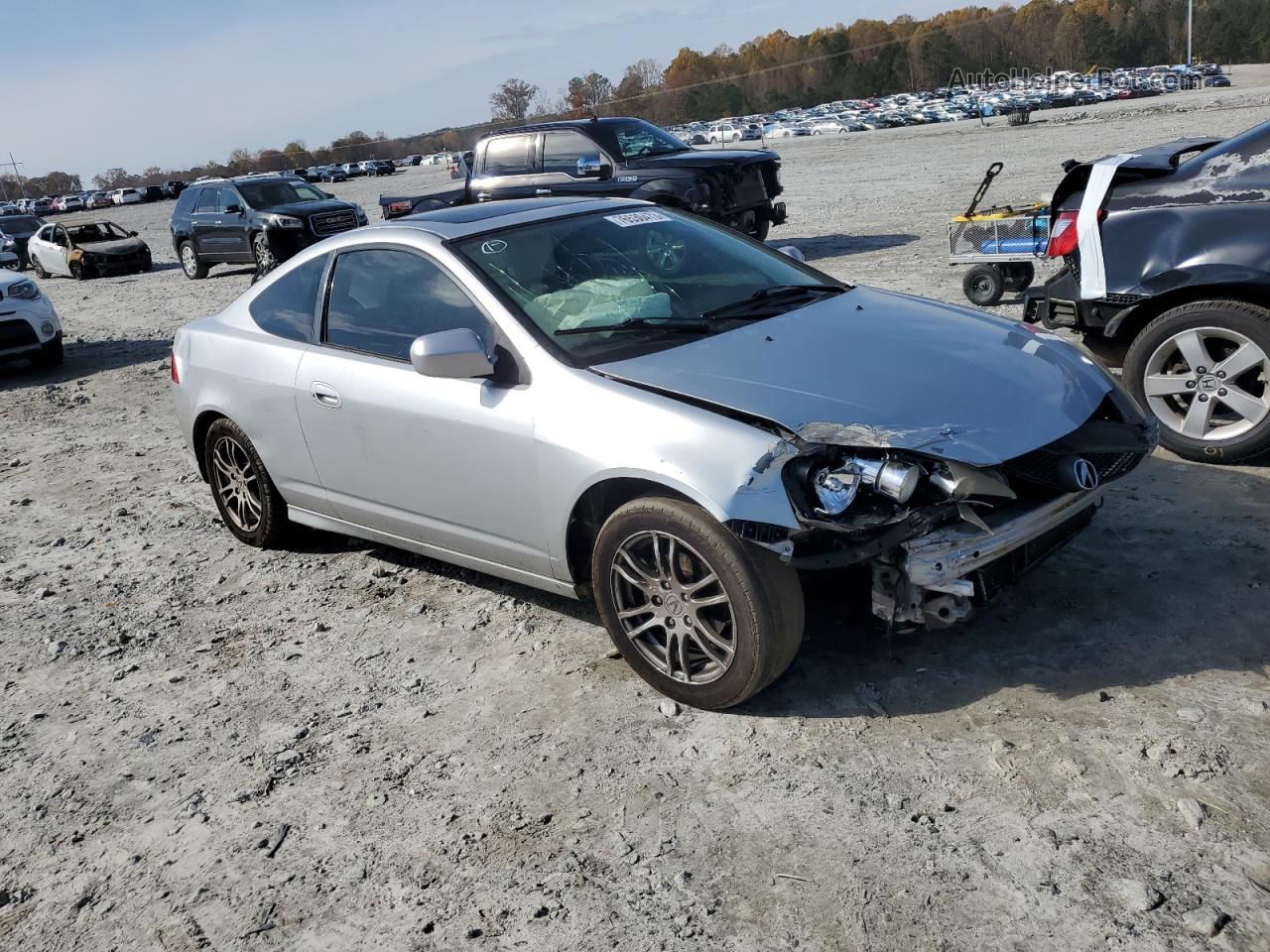 2006 Acura Rsx  Silver vin: JH4DC548X6S000735