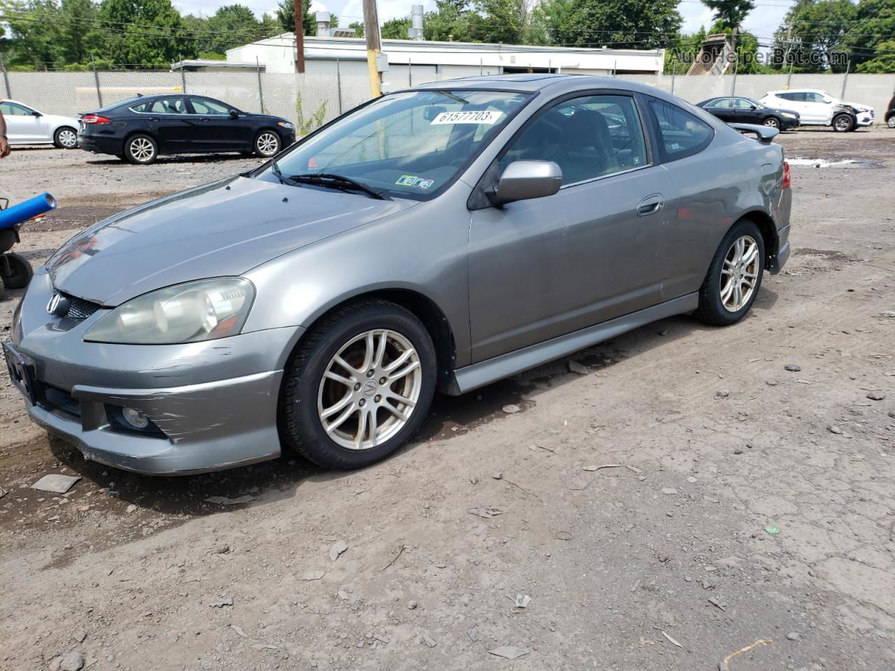 2006 Acura Rsx  Gray vin: JH4DC548X6S001416