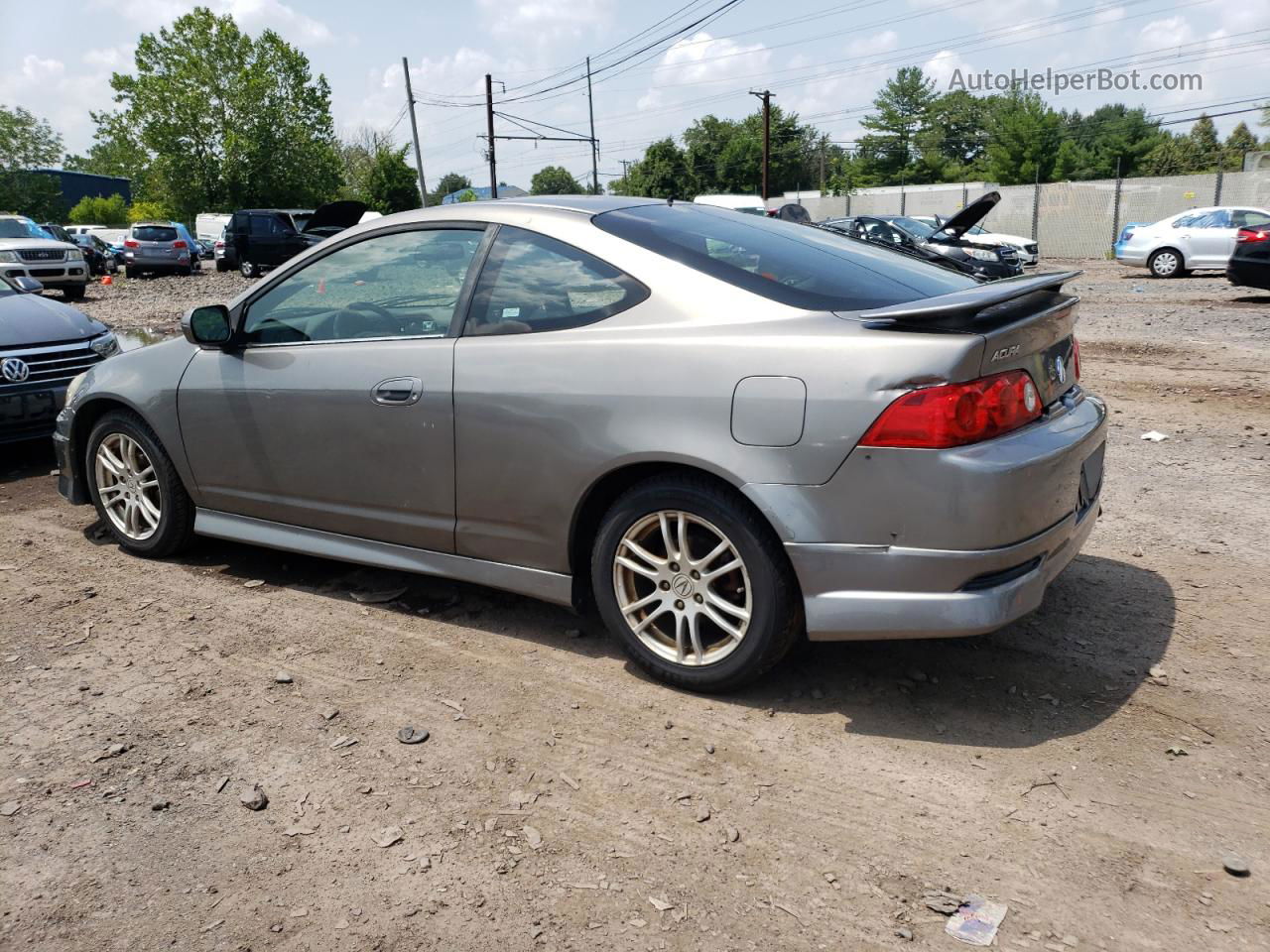 2006 Acura Rsx  Серый vin: JH4DC548X6S001416