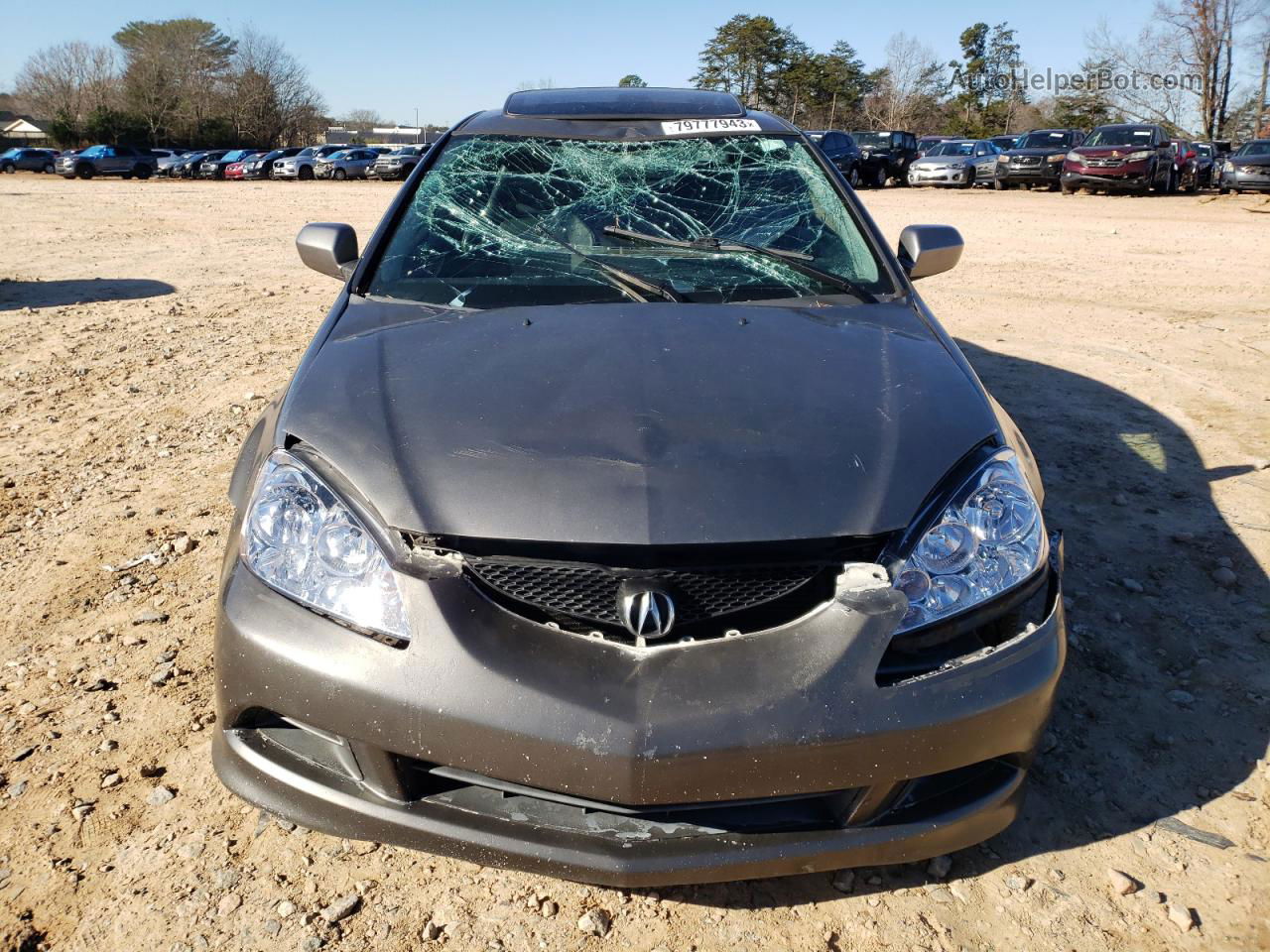 2006 Acura Rsx  Gray vin: JH4DC548X6S006907